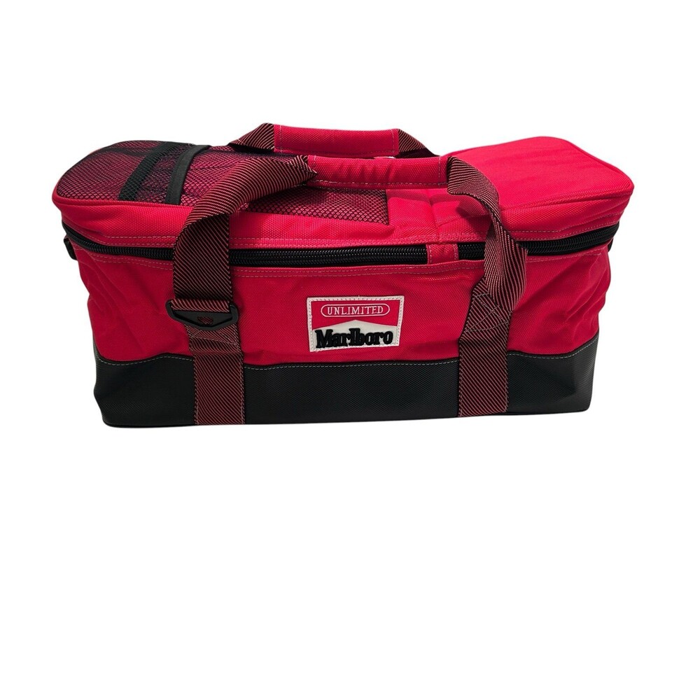 Vintage Marlboro Unlimited Red Insulated Soft Cooler Bag Brand new